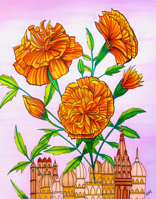 Marigolds of Varanasi
